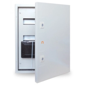   Fém kismegszakító szekrény 48 modulos, 3 soros, maszkolt 500x400x200mm - MC-5040D20R3-SDL Skybox SKY510