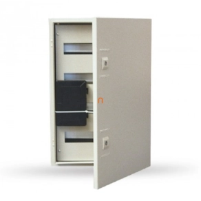   Fém kismegszakító szekrény 64 modulos, 4 soros, maszkolt 600x400x260mm - MC-6040D26R4-SDL Skybox SKY511