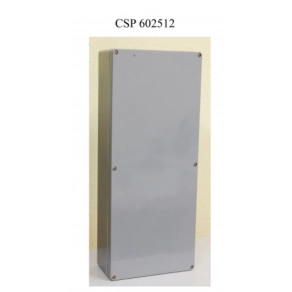   CSP 602512 poliészter doboz, üres 600x250x120mm IP 65 fekete, halogénmentes CSP 11602512