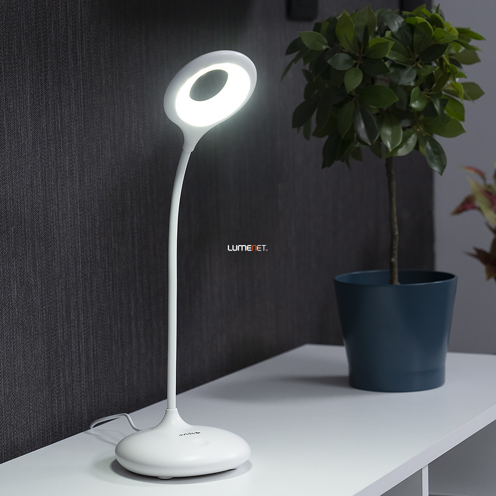 Modern asztali LED lámpa 40 cm - Minimal Avide ABLDL-MIN-4W, állítható, 1200mAh beépített akkumulátor, 4000 K, 210 lm, 4 W