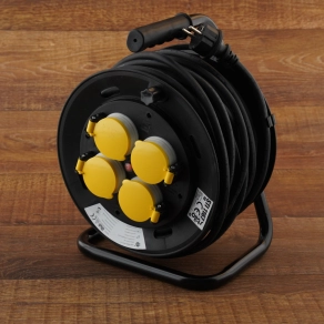   Stilo 2 pólusú műanyag kábeldob fém tartóval 25fm H07RN-F 3G1,5mm2, IP44 - STI1167