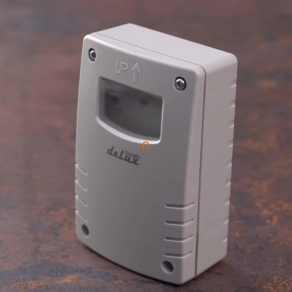   Alkonykapcsoló 1-8 órás időzítési funkcióval, fehér, 230V~ 50Hz max.: 1300W IP44  - DEL1256 deLux