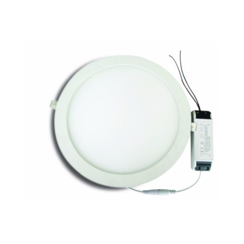 LED panel kerek süllyesztett 18W 1260lm 3000K IP20 - deLux DEL1278