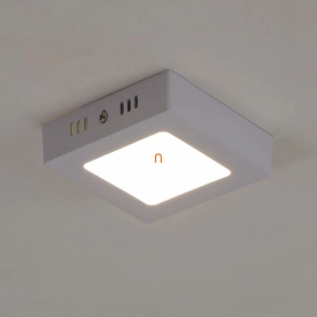   LED panel négyszögletes falon kívüli 6W 420lm 3000K IP20 - deLux DEL1327