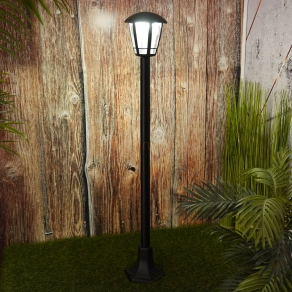   LED kültéri lámpa, 8W, IP44, 1m, fekete - Roby deLux DEL1493