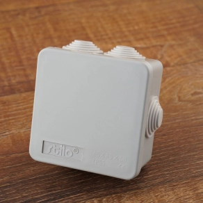   Stilo kötődoboz 85x85x50 membrános, halogénmentes IP55 - STI1494