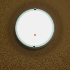   Hajólámpa LED 8W 800lm 4000K kerek, 160mm, opál búra műanyag alj fehér IP54 - deLux DEL1540