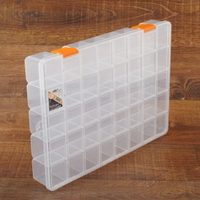   Stilo rekeszes szortimenter átlátszó 15 colos 380x285x56mm - STI1595