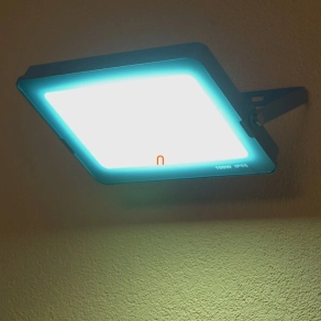   LED reflektor 100W 8000lm 3000/4000/6000K CCT állítható színhőmérséklet IP65 120fok sugárzási szög, lapos - deLux DEL1720