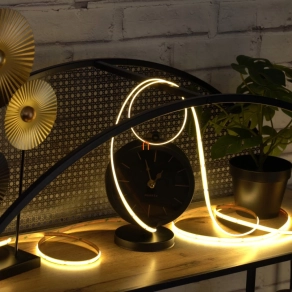   LED szalag 384 led IP20, 10W/fm, 2700K, 1000lm/m, meleg fehér, COB, 12V DC  - DEL1722 deLux