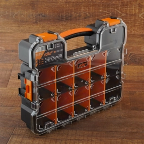   Stilo rekeszes szortimenter kivehető elválasztókkal fekete 430x350x110mm - STI1737