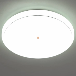   LED mennyezeti lámpa 4000K, 24W, 1920lm, 380mm, kerek forma, csillogó búra, - deLux DEL1748