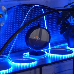   LED szalag 60 led IP65 kék színű 4,8W/fm, 240lm/m  - DEL1758 deLux