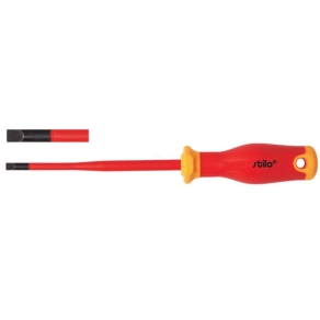   Stilo csavarhúzó laposfejű 0,4x2,5x75mm VDE 1000V-ig szigetelt, mágnesezett fejjel, STI1806