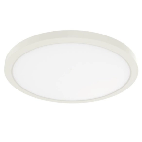   Szabályozható LED panel fehér, kerek, süllyesztett/falon kívüli, 18W, 1880lm, 3000/4000/6500K, IP20, DEL1817 Delux