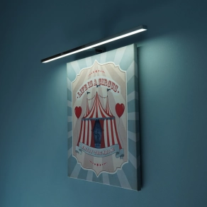   Tükörvilágító LED lámpa 60 cm, 9W 630lm 4000K IP44, króm - deLux DEL1837