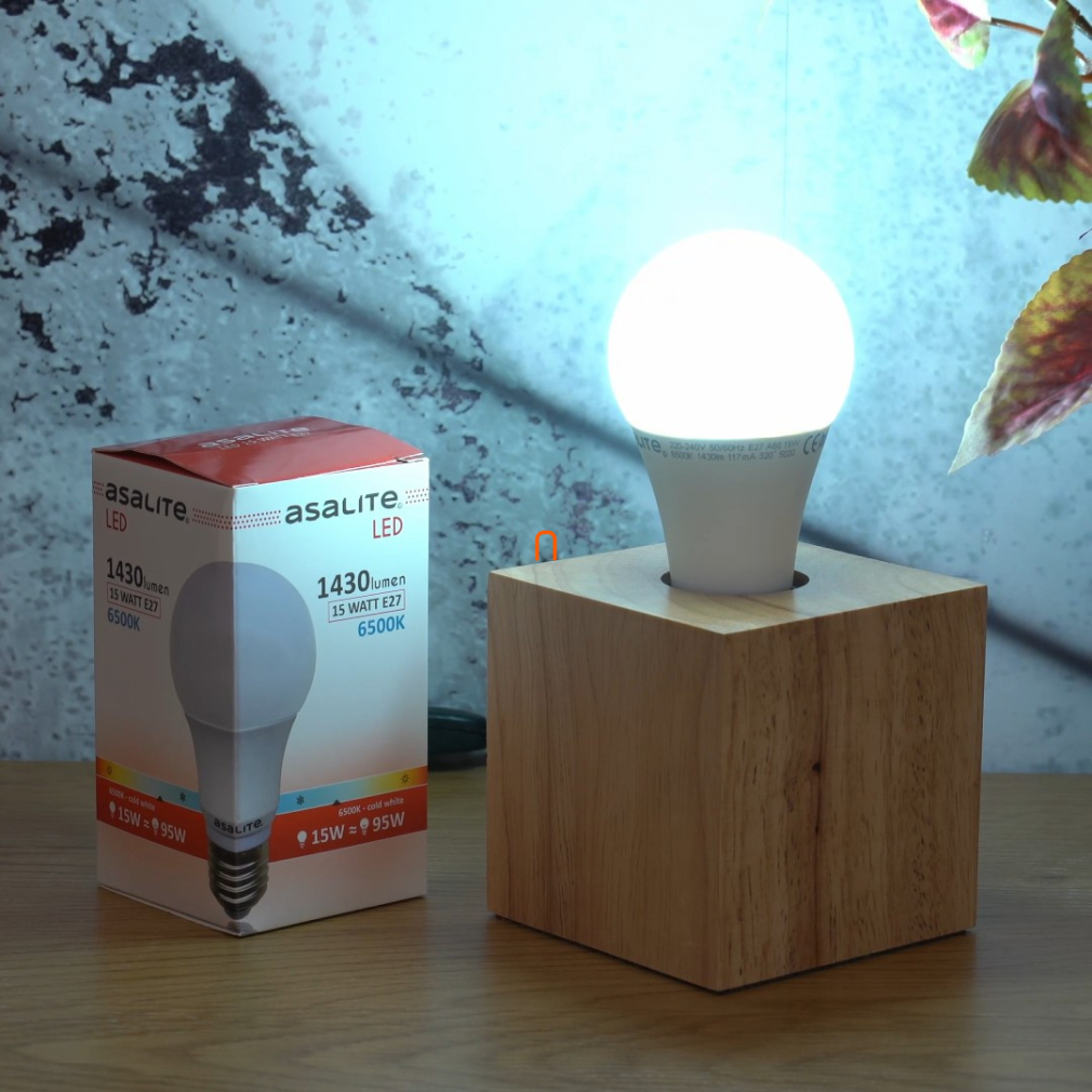 LED izzó gömb E27 15W 6500K  1430 lumen (A65)