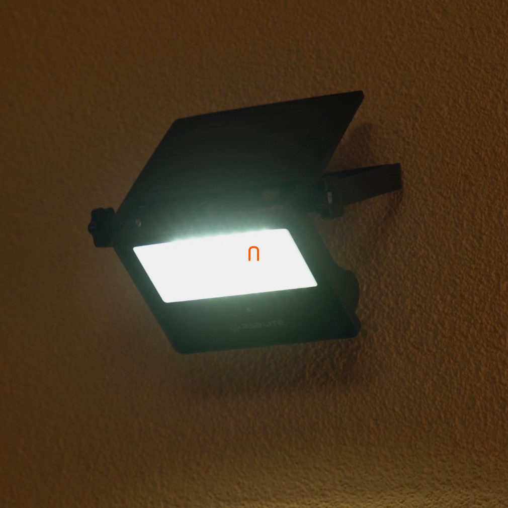 LED napelemes lámpa mozgásérzékelővel, 10W 4000k - Slim Asalite ASAL0275