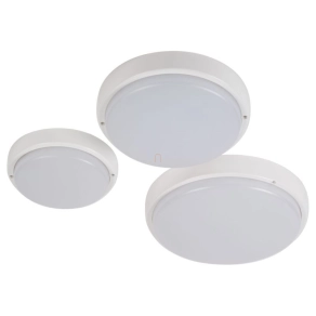   LED Mennyezeti lámpatest kerek mozgásérzékelővel, GAMMA 24W 2200lm 4000K PC búra IP65 méret dxm=350x81mm 70101000511 Simotrade
