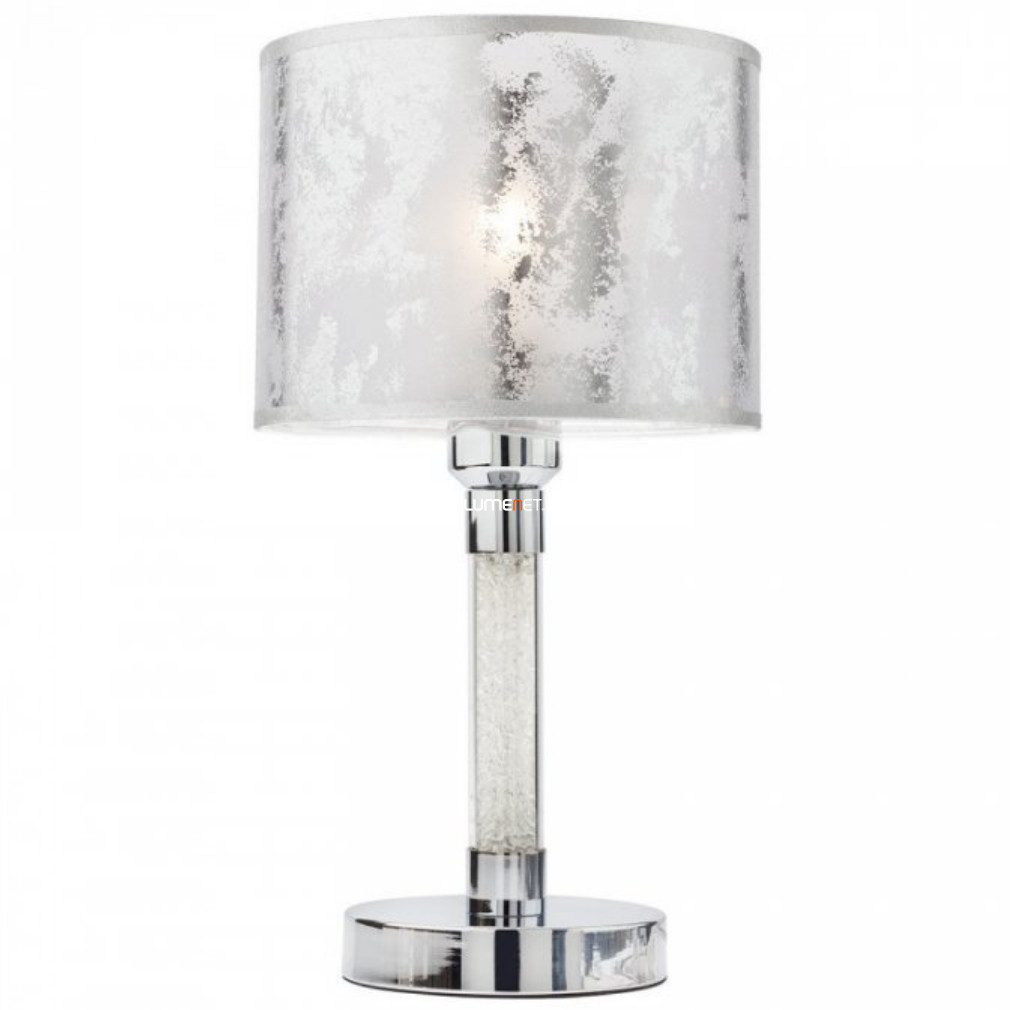 Ezüst asztali lámpa, 36 cm - Astrid Smarter 01-1178, 1xE27 foglalattal