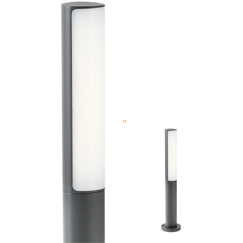 Kültéri LED állólámpa 9,5 W, hidegfehér, szürke-opál - Troll Redo 9589