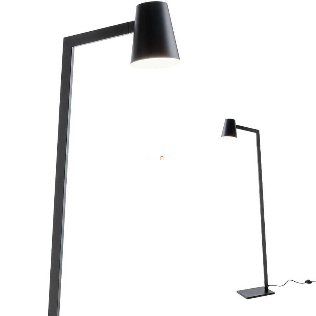 Állólámpa 150 cm, fekete - Mingo Redo 01-1557, vintage, 1xE27 foglalattal