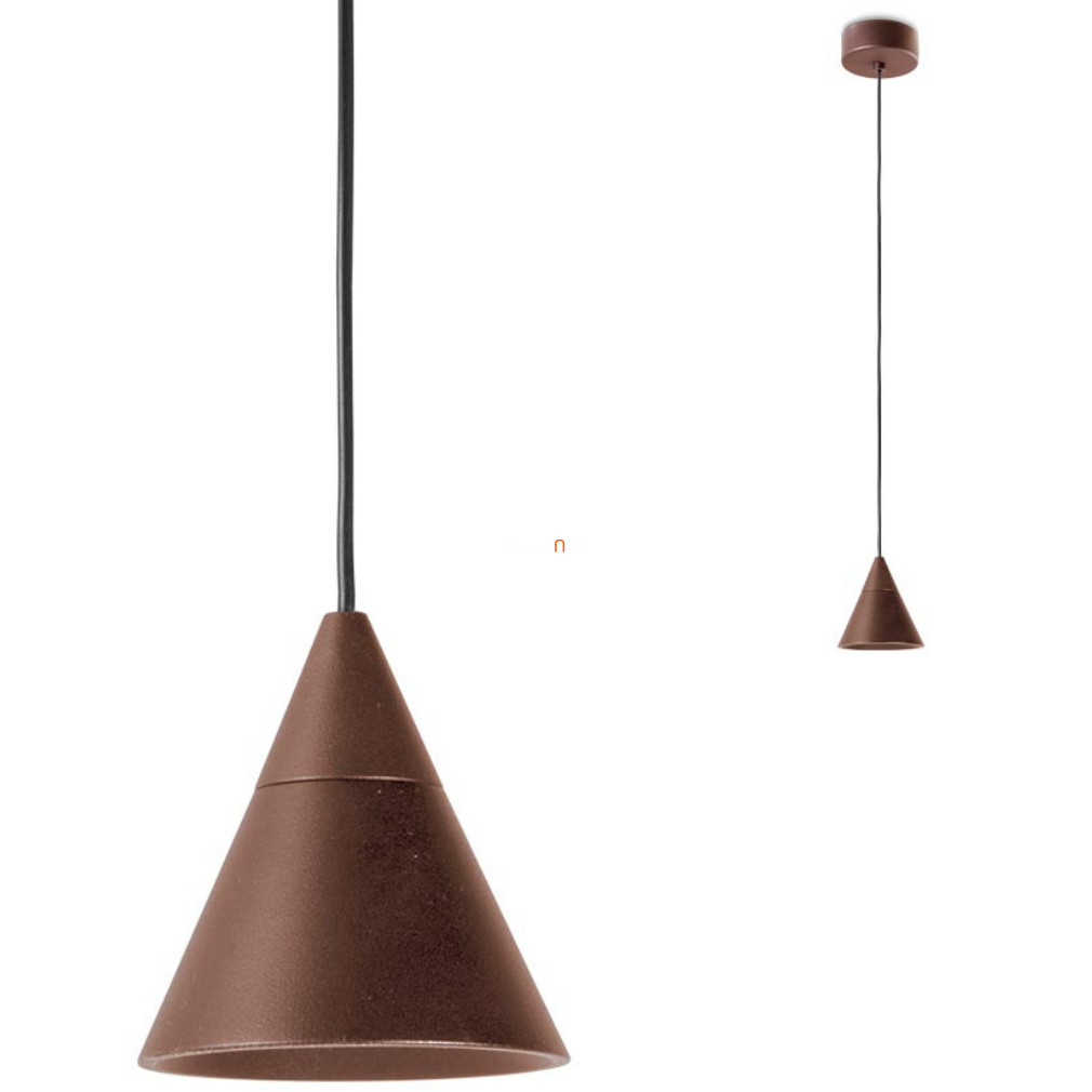 Függesztett LED lámpa 7 W, melegfehér, barna színű - Eiko Redo 01-1751