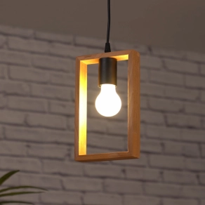 Fa keretes függesztett lámpa - Timber Smarter 01-1664