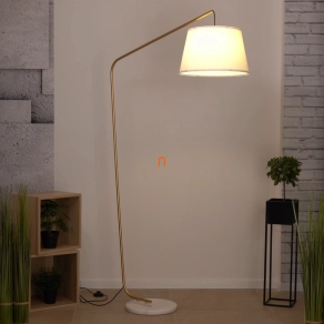   Szövet állólámpa bézs színben, 180 cm - Kermit Redo 01-3077, 1xE27 foglalattal