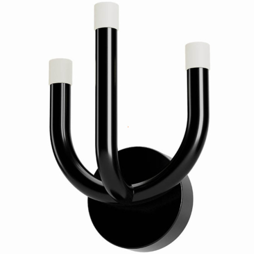 Szabályozható modern LED falikar, fényes fekete - Luxor Redo 01-3347