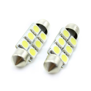   Carguard CLD016 LED izzó szofita 39mm, 12V, 1,5W, 6000K, 108lm, rendszámtáblába, 6 LED, 2 darabos, Off Road, 1.5 W, 2 db/csomag
