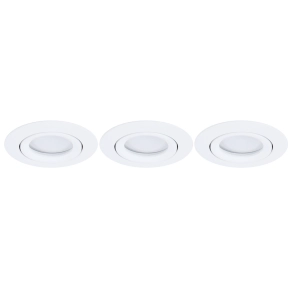 Connect Smart süllyesztett LED spot lámpa 4,7 W, hideg-melegfehér, fehér színű, három darabos - Scop Lutec 8304602446