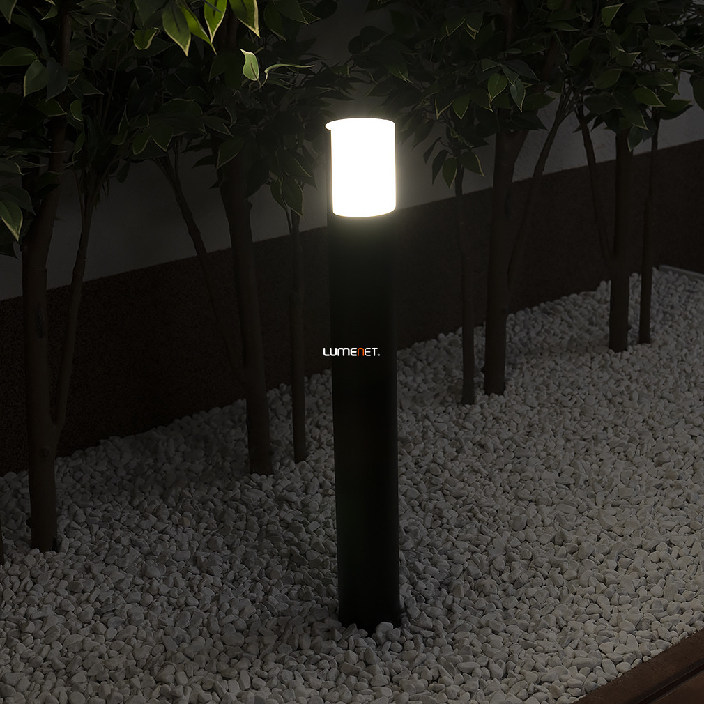 Kültéri LED állólámpa 8 W, melegfehér, 65 cm, fekete-opál - Cyra Lutec 7198101012