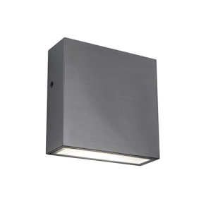   Kültéri fali LED lámpa 9,5 W, hidegfehér, ezüst - Gemini XF Lutec 5104004001