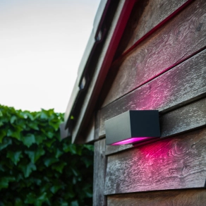 Connect Smart kültéri le/fel világító fali LED lámpa, antracit-opál - Gemini Lutec 5189120118