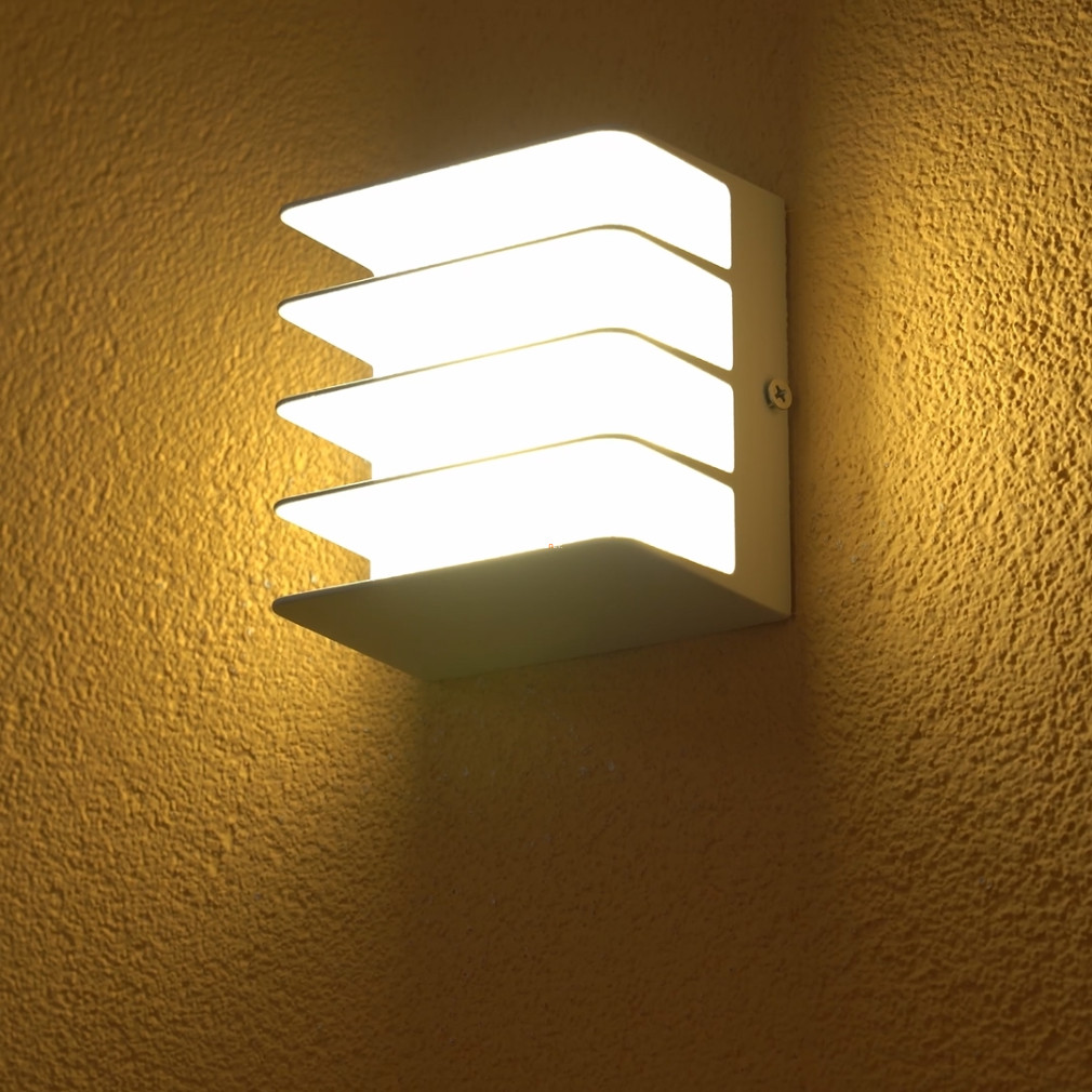 Kültéri fali LED lámpa 14,5 W, melegfehér, fehér színű - Gridy Lutec 5289401469