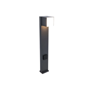   Kültéri LED állólámpa 12 W, melegfehér, 75 cm, antracit-opál - Cuba Lutec 7193805118