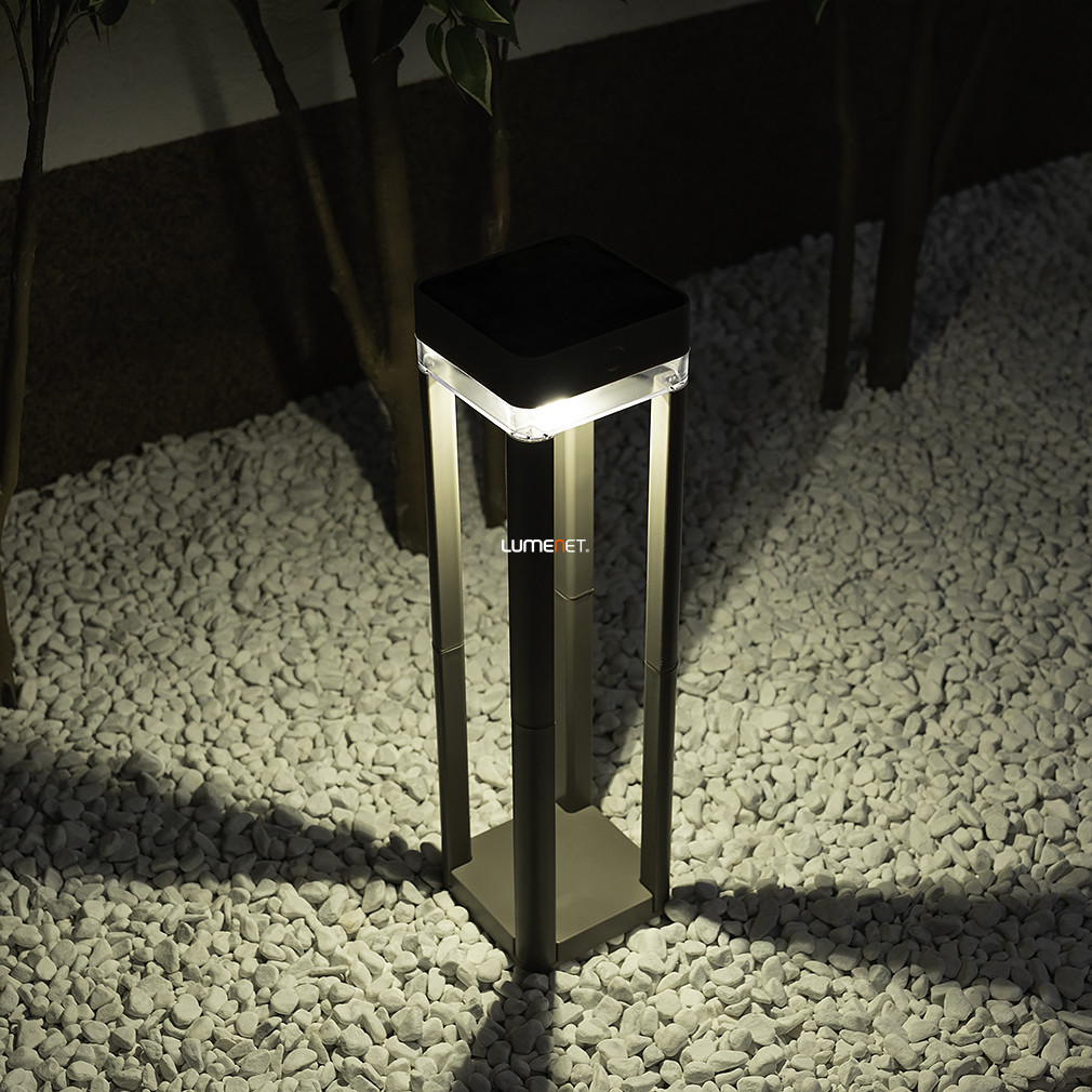 Kültéri talajba szúrható LED spot lámpa 1 W, melegfehér, szürke - Table Lutec 6908002337