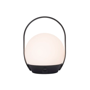 Connect Smart hordozható kültéri LED lámpa 2,5 W, hideg-melegfehér, fekete-fehér színű - Cardi Lutec 6501702330