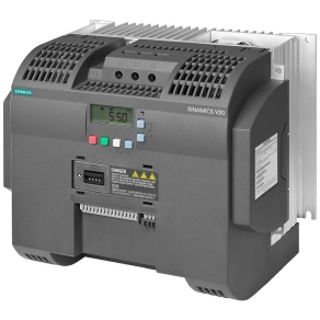   Siemens 6SL3210-5BE27-5CV0 frekvenciaváltó, 3x380-480VAC 7,5kW/16,5A, beépített C3 szűrővel, BOP panellel, Siemens V20 Sinamics
