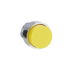   Schneider Electric Easy Harmony XB2 - ZB2BL5C - Nyomógomb fej, kiemelkedő, sárga, fém, 22mm, visszatérő, jelöletlen