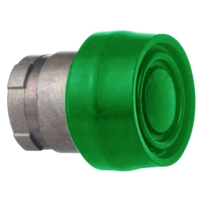   Schneider Electric Easy Harmony XB2 - ZB2BP3C - Nyomógomb fej, kiemelkedő, zöld, fém, 22mm, visszatérő, védősapkás, jelöletlen