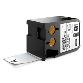   DYMO XTL (38 mm x 39 mm) Laminált kábeljelölő fekete/fehér, 150db 1868708