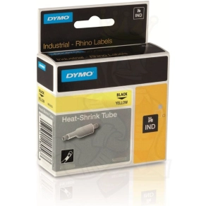   Dymo szalag 24mmx1,5m Zsugor (melegíthető) sárga 1805444 5,5mm-14,5mm