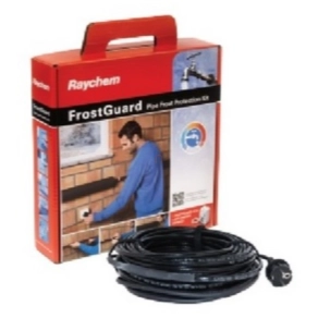   FROSTGUARD-8M Önszabályozó fűtőkábel csatlakozóval. Tartalma: 8m FrostGuard ETL10 kábel ( 10W/m 5°C-on ) 2m-es csatlakozó kábellel.  (FROSTGUARD-8M)