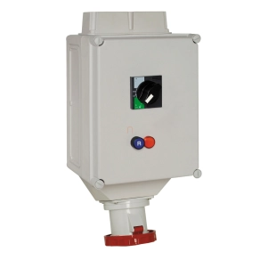   Schneider ISOBLOCK Reteszelhető aljzat, megszakító + áramvédő kapcsoló, 3P+F, 125A, 415V, IP65 82444