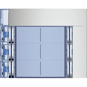 BTICINO 352161 6 modul előlap allmetal