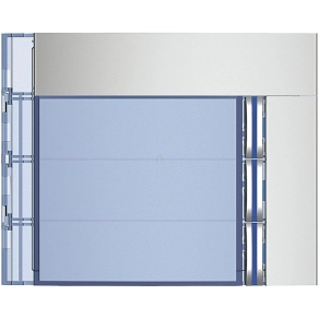 BTICINO 352031 3 nyomógomb előlap Allmetal
