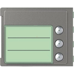 BTICINO 352035 3 nyomógomb előlap vandálbiztos