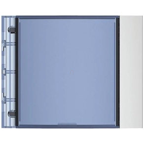 BTICINO 352201 névmodul előlap Allmetal